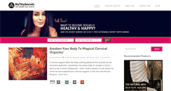 Desktop Screenshot of mytinysecrets.com